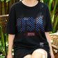 USA 1776 Shirt, Patriotic American Flag Stars Tee, Vintage 4th of July T-Shirt, Independence Day Outfit, Freedom Graphic USA Top