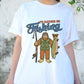 I'd Rather Be Fishing Bigfoot Shirt, Funny Fisherman Tee for Men, Sasquatch Holding Fish Graphic T-shirt, Outdoors Lake Fishing Gift