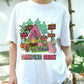 Camping Crew Shirt for Girls, Cute Tent Fire Lantern BBQ Camping T-Shirt, Friends Fun Camp Graphic Tee, Outdoors Summer Camp Shirt