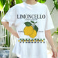 Limoncello Shirt Italy Lemon Capri Tee, Vintage Italian Liquor T-Shirt, Refreshing Summer Fruit Graphic Tee, Campania Travel Shirt