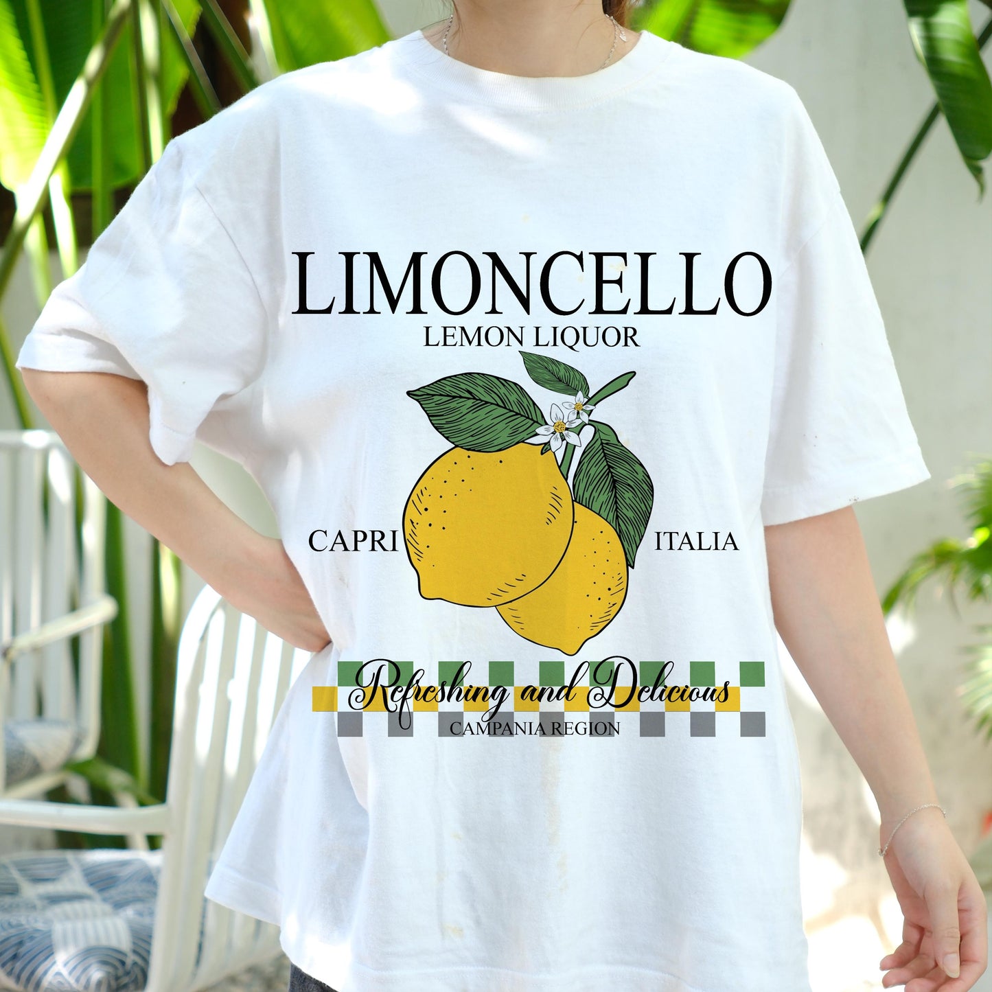 Limoncello Shirt Italy Lemon Capri Tee, Vintage Italian Liquor T-Shirt, Refreshing Summer Fruit Graphic Tee, Campania Travel Shirt