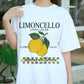 Limoncello Shirt Italy Lemon Capri Tee, Vintage Italian Liquor T-Shirt, Refreshing Summer Fruit Graphic Tee, Campania Travel Shirt