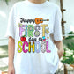 Happy First Day of School Shirt, Back to School T-Shirt for Teachers Kids Students, Cute Colorful School Graphic Tee, First Day Gift