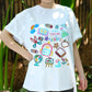 Happy First Day of School Shirt, Back to School Tee with Cute School Supplies Graphic, Teacher Student Gift, Kids Classroom T-Shirt