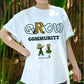 GROW Community Shirt, Cute Eco Friendly Graphic Tee, Nature Lovers T-Shirt, Sustainable Living Message Shirt, Plant People Cartoon Tee