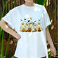 Ghost Duck Halloween Shirt, Cute Spooky Duck Tee, Funny Trick or Treat Goose T-Shirt, Pumpkin Costume Animal Tee, Fall Halloween Outfit