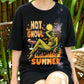 Hot Ghoul Summer Shirt, Spooky Babe Halloween Beach Tee, Funny Sexy Ghoul Graphic T-Shirt, Retro Skeleton Girl Summerween Vibes Top