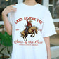 Land of the Yee Home of the Haw Shirt, Funny Cowboy USA Tee, 4th of July Western T-Shirt, Patriotic Rodeo Shirt, Country Style Gift