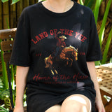 Land of the Yee Home of the Haw Shirt, Funny Cowboy USA Tee, 4th of July Western T-Shirt, Patriotic Rodeo Shirt, Country Style Gift