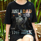 Just a Dad Who Came Back With the Milk Shirt, Funny Skeleton Dad Tee, Father’s Day Humor T-Shirt, Cool Retro Dad Joke Gift Idea