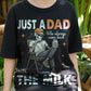 Just a Dad Who Came Back With the Milk Shirt, Funny Skeleton Dad Tee, Father’s Day Humor T-Shirt, Cool Retro Dad Joke Gift Idea