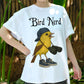 Bird Nerd Shirt, Funny Birdwatcher Tee with Cute Cartoon Bird, Birder Gift T-Shirt, Nature Lover Outfit, Ornithology Geek Graphic Tee