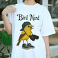 Bird Nerd Shirt, Funny Birdwatcher Tee with Cute Cartoon Bird, Birder Gift T-Shirt, Nature Lover Outfit, Ornithology Geek Graphic Tee