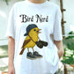 Bird Nerd Shirt, Funny Birdwatcher Tee with Cute Cartoon Bird, Birder Gift T-Shirt, Nature Lover Outfit, Ornithology Geek Graphic Tee