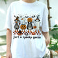 Spooky Goose Halloween Shirt, Funny Goose Costume Tee, Cute Goose Skeleton Pumpkin T-Shirt, Fall Ghost Goose Top, Goose Lover Gift