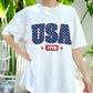 USA 1776 Shirt, Patriotic American Flag Stars Tee, Vintage 4th of July T-Shirt, Independence Day Outfit, Freedom Graphic USA Top