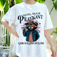 Festive Feral and Pregnant Shirt, Funny Patriotic Maternity Tee, 4th of July Pregnancy Shirt, Freedom and Cravings Raccoon T-Shirt
