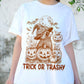 Trick or Trashy Raccoon Halloween Shirt, Funny Witch Pumpkin Tee, Spooky Trash Panda T-Shirt, Cute Fall Costume Party Gift Top