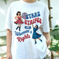 Stars Stripes and Women's Rights Shirt, Retro Feminist Tee, 4th of July Vintage Girl Power Shirt, Independence Day Equality T-Shirt