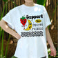 Support Fruity Friends Shirt, Funny LGBTQ Pride Strawberry Banana Tee, Retro Happy Pride T-Shirt, Cute Queer Pride Parade Gift