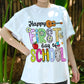 Happy First Day of School Shirt, Back to School T-Shirt for Teachers Kids Students, Cute Colorful School Graphic Tee, First Day Gift