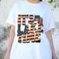 It’s Lake Time Shirt, Patriotic American Flag Lake Tee, Summer Lake Life Graphic T-Shirt, 4th of July Boating Top, Retro USA Vacation Tee