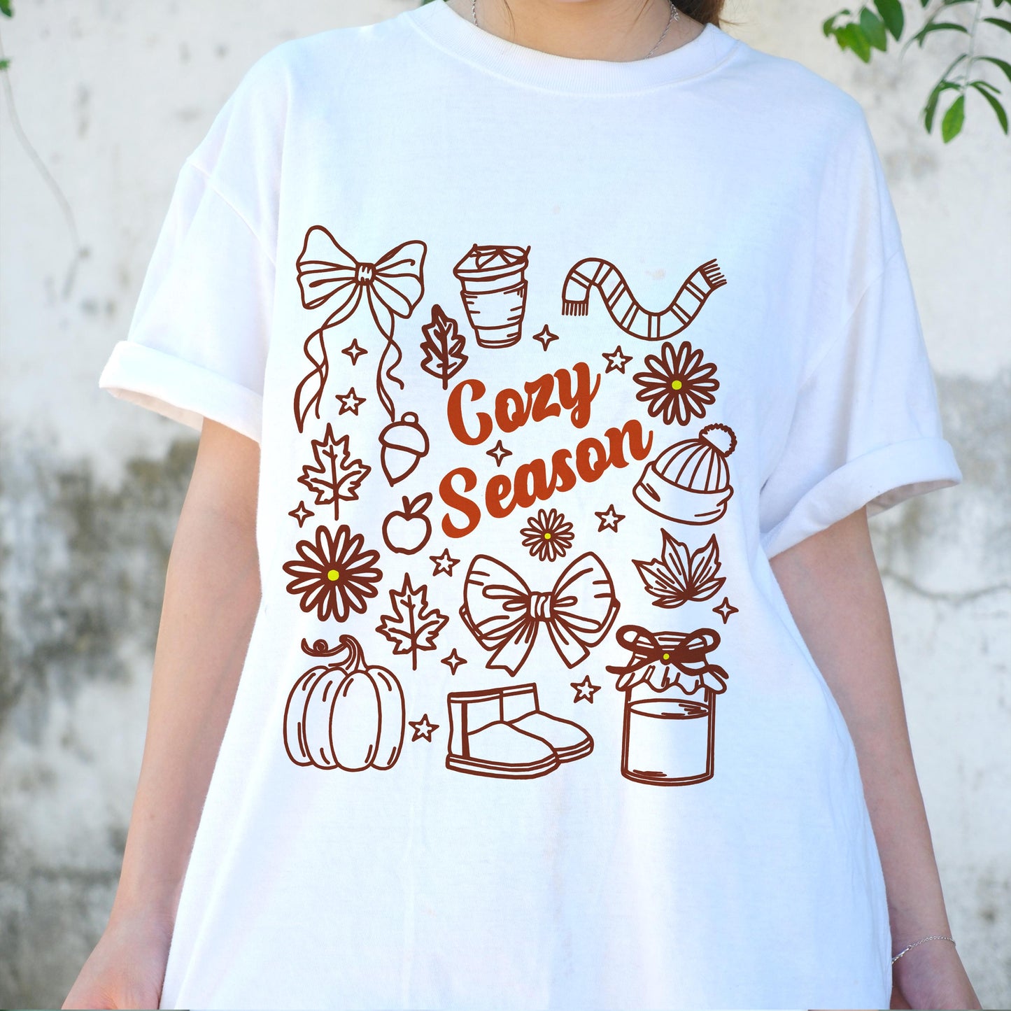 Cozy Season Shirt, Cute Fall T-Shirt, Autumn Cozy Tee, Pumpkin Spice Shirt, Cute Coffee Shirt, Fall Fashion Gift, Autumn Aesthetic