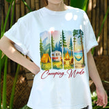 Camping Mode Shirt, Camper T-Shirt, Outdoor Hiking Tee, Nature Lover Top, Adventure Graphic Tee, Summer Camping Gift