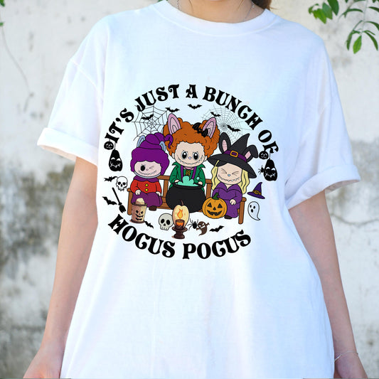 Hocus Pocus Shirt, Funny Halloween Witch Tee, Cute Sanderson Sisters T-Shirt, Spooky Season Top, Fall Witch Graphic Tee, Halloween Gift