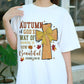 Autumn Christian Shirt, Faith Fall Tee, God's Way Fall Shirt, Religious Autumn Quote Tee, Spiritual Fall Graphic T-Shirt